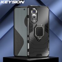 KEYSION เคสเกราะกันกระแทก,สำหรับ Honor 50 Lite 50 Pro X20ฝาหลังโทรศัพท์มีขาตั้งสำหรับ Huawei Nova 8i 8 SE Youth 9 P50 Pro