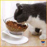 TOP  ชามอาหารสัตว์เลี้ยง แบบคู่/แบบเดี่ยว อุปกรณ์สัตว์เลี้ยง Pet bowl