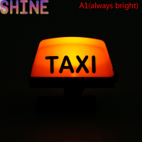 Shine รถจักรยานยนต์แก้ไขแสงปรับด้ามจับ USB rechargable TAXI Sign LED Lamp