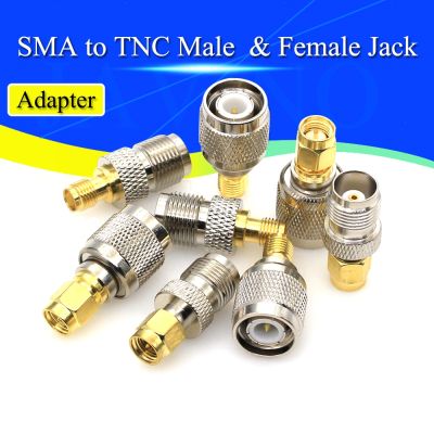 1PCS SMA To TNC Connectors Type Male Female RF Connector Adapter Test Converter Kit Transmission Cables TNC To SMA connector