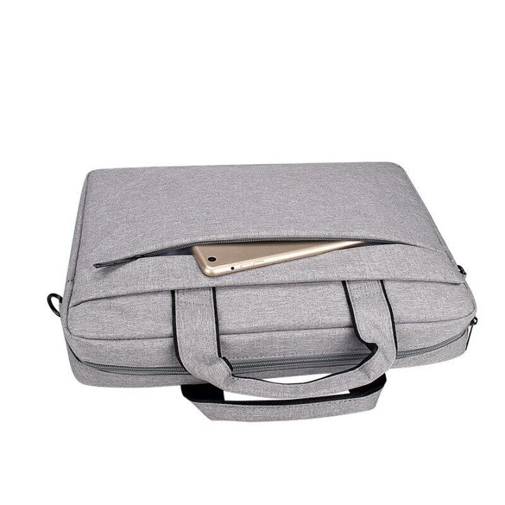 กระเป๋าโน๊ตบุ๊ค-กระเป๋าmacbook-air-pro-ขนาด-13-14-15-15-6นิ้ว-พร้อมหูหิ้ว-สายสะพาย-กระเป๋าแล็ปท็อป-เคสmacbook-กันน้ำ-high-quality-macbook-laptop-bag-for-13-14-15-15-6-inch