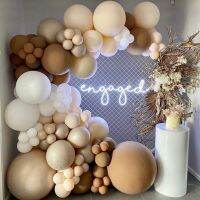 Brown Balloon Garland Arch Kit Brown Beige Blush White Balloon Rustic Wedding Decoration Gender Reveal Kids Birthday Baby Shower