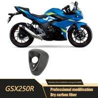 For SUZUKI GSX250R Real Carbon Fiber Exhaust Pipe Cover Decorator Exhaust Protective Cover