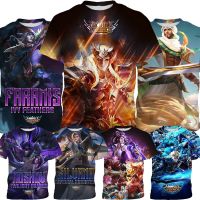 【In Stocks】Mobile Legends 3-13 Years Old Kids Fashion T-Shirt Boys Daily Short Sleeve Shirts Baby Casual Tops Games Adventure Summer Clothes