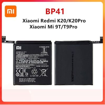 Xiao Mi ต้นฉบับ100% BP41 4000MAh แบตเตอรี่สำหรับ Xiaomi Redmi K20 K20 Pro / Xiaomi Mi 9T T9 pro BP41แบตเตอรี่เปลี่ยนโทรศัพท์