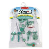 [3-6ปี] รุ่น 4839 ชุดคุณหมอฟรีไซส์ 3-6 ขวบ สูง 100-135 cm Melissa &amp; Doug Doctor Role Play Costume รีวิวดีใน Amazon USA ชุดอาชีพเด็ก ซักเครื่องได้ อย่างดี มาลิซ่า 3 ขวบ