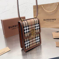 กระเป๋าโท้ทแฟชั่นลายสก๊อต TOP.1Burberrys สำหรับผู้หญิงความจุสูงกระเป๋าถือแบบเรียบง่ายเทรนด์นักออกแบบแบรนด์หญิงกระเป๋าสะพายไหล่