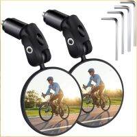 1/2PCS Universal Bicycle Rearview Mirror Adjustable Rotate Wide-Angle Cycling Handlebar Rear View for MTB Road Bike Accessories