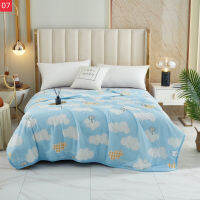 【ROULISI】Cool quilt/Air Conditioner Quilt ผ้าห่มเย็น นุ่มลื่น เย็นสบาย 200*230CM（บาง）