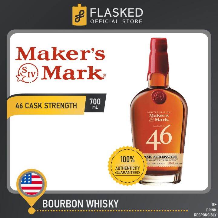 Maker's Mark Cask Strength 46 Kentucky Straight Bourbon Whisky 750mL