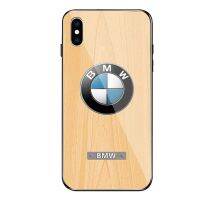 เคสสำหรับไอโฟนโทรศัพท์ BMW กันกระแทก14 /Pro/plus /Pro Max/ 13/12/11-กระจกป้องกัน