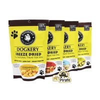 GOP ขนมสุนัข Dogkery ขนมสำหรับสุนัข แบบฟรีซดราย ไขมันต่ำ โปรตีนสูง ขนมขบเคี้ยว ขนมหมา ปราศจากกลูเตน หอม อร่อย มีประโยชน์ 15-30 กรัม ขนมหมา ขนมสัตว์เลี้ยง