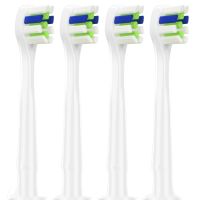 ZZOOI 4Pcs Sonic Electric Toothbrush Heads for Toothbrush model HX6013 HX6530 HX9023 HX9342 Soni Care R710 RS910 RS930