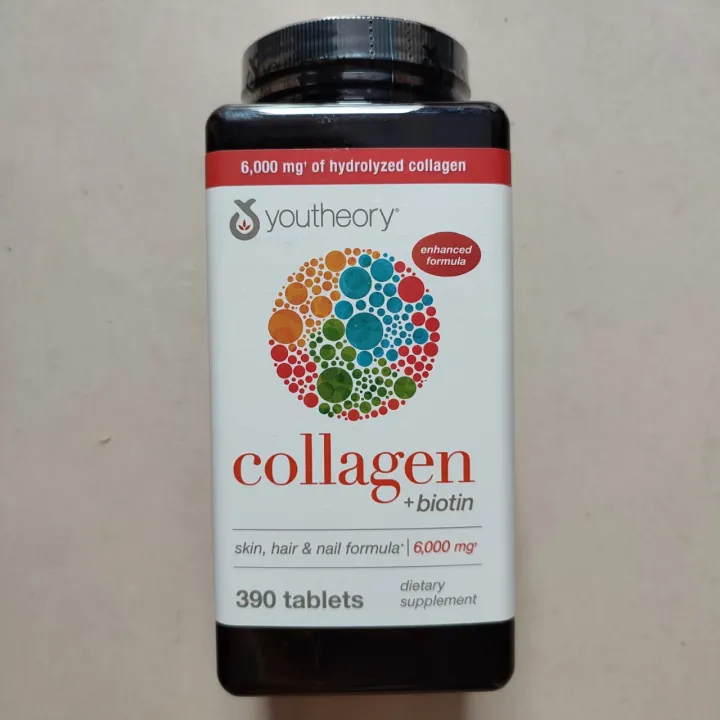 Collagen 390 viên collagen Youtheory Advanced Type 1,2&3 Lazada.vn