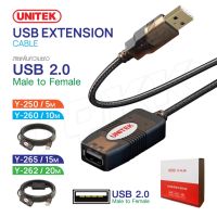 แนะนำขายดี?  รุ่น Y-250 / Y-260 / Y-265 / Y-262 USB2.0 MALE TO FEMALE EXTENSION CABLE สายเพิ่มความยาว