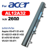 AL12A32 แบตเตอรี่โน๊ตบุ๊ค For acer Aspire V5-471 E1-410 E1-422 E1-430 E1-432 E1-470 V5 V5-431 V5-531 Laptop Batterie
