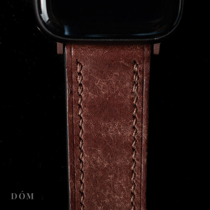 สายนาฬิกา-apple-watch-dom-type-03-mahogany-สายนาฬิกาหนังแท้-italian-leather-สายแอปเปิ้ลวอชหนังแท้