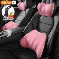 Car Lumbar Support Headrest Neck Pillow Support Universal Soft Travel Car Cushion Pillow Car Space Memory Foam Back Support