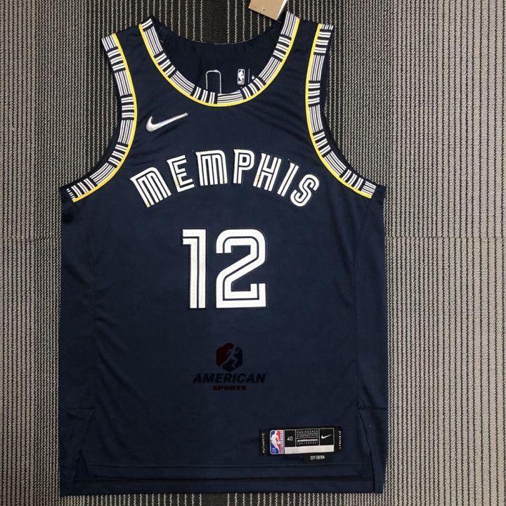 Nike NBA Memphis Grizzlies Morant City Edition Swingman Jersey Navy