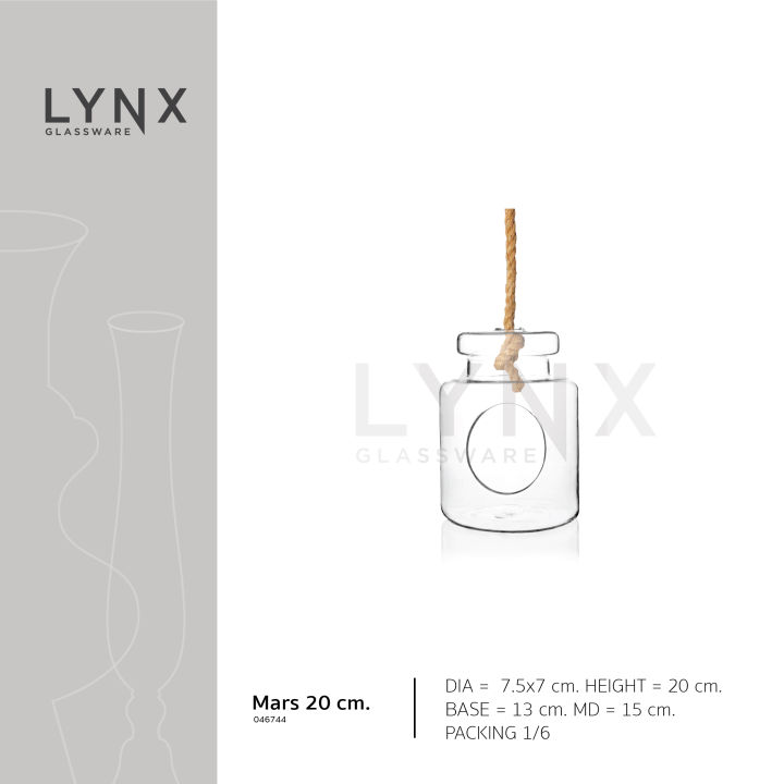 lynx-mars-แจกันแขวน-terrarium-ทรงโหล-เนื้อใส-พร้อมเชือกเส้นใหญ่-เหมาะสำหรับใส่ดอกไม้-มีให้เลือก-2-ขนาด
