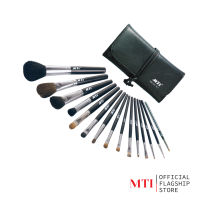 MTI Accessories PROFESSIONAL BRUSH SET ชุดแปรงแต่งหน้า 15 ชิ้น ทำจากขนสัตว์แท้ 100%