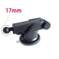 Car Telescopic Rotating Sucker 17mm Silicone Bracket Car Holder Accessories Suction Cup Base Bracket Black for Mobile Phone