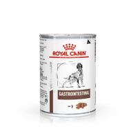 Royal Canin Vet Gastrointestinal 410G. อาหารเปียกสุนัข สำหรับสุนัขถ่ายเหลว การย่อย-ดูดซึมอาหารผิดปกติ [12กระป๋อง]