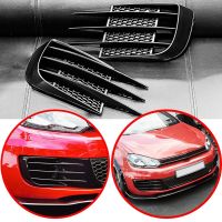 Car Front Fog Lamp Cover Fog Lamp Grille Wind Blade Car Replacement Parts Fit for Golf 6 Golf 6 High 6 GTD 2008-2013