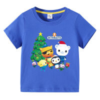 The Octonauts ชายหญิงเสื้อยืดแขนสั้น2022เด็กเสื้อผ้าฤดูร้อนผ้าฝ้ายแขนสั้นเด็กสาว Bottoming เสื้อด้านบน