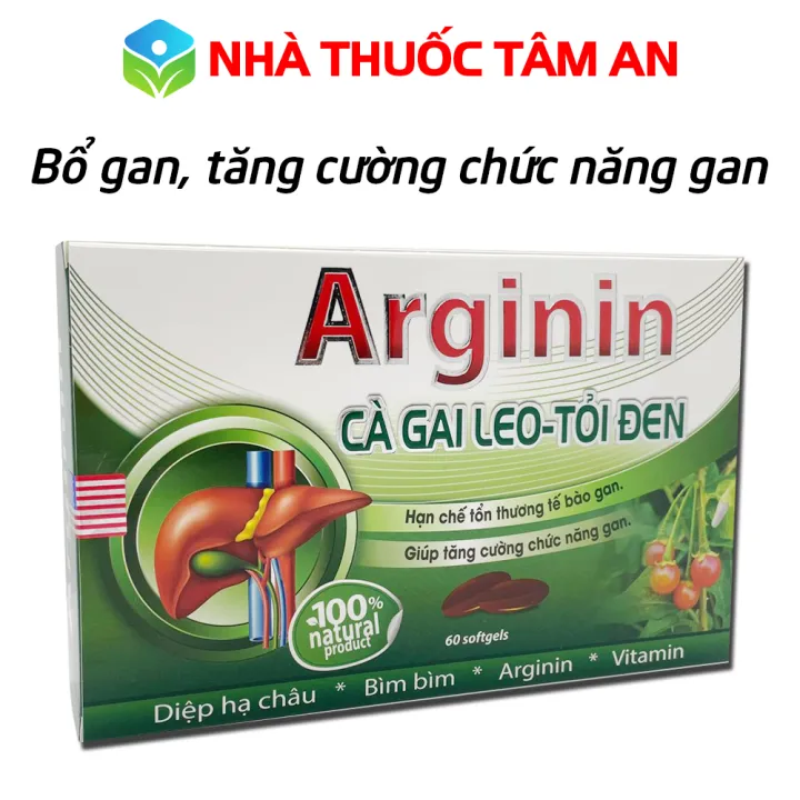 Viên uống Arginin cà gai leo tỏi đen có giúp giảm nhiễm mỡ gan không?
