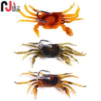 NWEUP Simulation Crab Soft Bait With Hook 10cm 30g Anti Corrosion Vivid Fake Bait For Octopus Bait Saltwater Sea Fishing