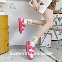 ✼♨ SUNNYCOLOR ร้องเท้า รองเท้าแตะ รองเท้าแฟชั่น สะดวกสบาย สไตล์เกาหลี แฟชั่น ด้านล่างหนา 2023 ใหม่ B91H08Q