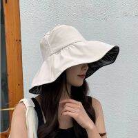 Summer UV-proof sunshade hat Womens black rubber new style versatile sunscreen foreign air mask face fisherman hat travel sun h