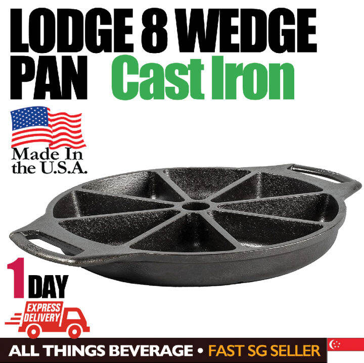 Lodge Cast Iron Wedge Pan EXPRESS Delivery Lazada Singapore