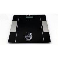 EXEO - Black EXEO Body fat &amp; BMI Bathroom scale EF957 [ #สกินแคร์ เครื่องสําอางค์ shopping lazada ลาซาด้า ]