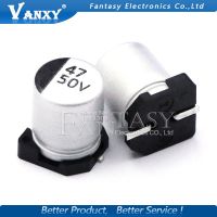 10PCS Electrolytic capacitor 50V47UF 6.3*7.7mm SMD aluminum electrolytic capacitor 47uf 50v WATTY Electronics