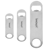 Heavy Duty Stainless Steel Flat Bottle Opener Beer Bottle Opener for Kitchen Bar or Restaurant