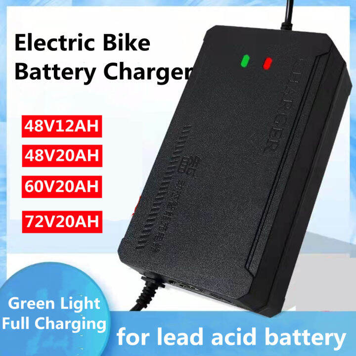48V12AH 48V20AH 60V20AH 72V20AH Electric Bike Charger EBike Battery