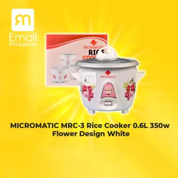 Micromatic Rice Cooker 6-8 Person 620W - Yellow Elephant Everyday Low Price