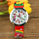 2021Kids cartoon quartz watch kids cute animal unicorn 3D silica gel luminous pointer wrist watch
