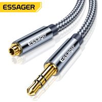 Chaunceybi Essager Headphone Extension Cable Jack 3.5mm Audio Aux 3.5 mm Female Splitter Extender Cord Earphone