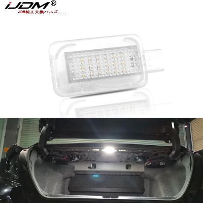 iJDM Super Bright High Power Xenon White Full LED Trunk Cargo Area Light Assembly For Honda Acura Powered by 18-SMD LED Diodes
