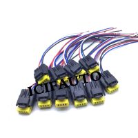 10 X Pigtail Connector Of Fuel Pump Plug Wi Harness Loom 51277271,8201348602,96365830,9639381480 For Citroen Renault Peugeot