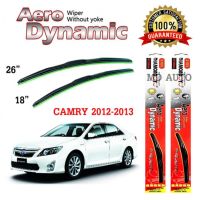 Hot Sale ใบปัดน้ำฝน Aero Dynamic (Diamond eye) ขนาด 18" 26" นิ้ว สำหรับ TOYOTA CAMRY 2012-2013 จำนวน 1 คู่ ลดราคา ที่ ปัด น้ำ ฝน ยาง ปัด น้ำ ฝน ใบ ปัด น้ำ ฝน ก้าน ปัด น้ำ ฝน