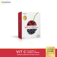 นราห์(Narah) VIT-C Mulberry &amp; Acerola Cherry 15 ซอง : วิตซี เสริมผิวออร่า ให้ดูสุขภาพดี ด้วยนวัตกรรมวิตามินซีจากธรรมชาติ