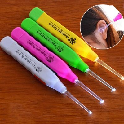 Earwax With Light Spoon LED Baby Care Ears Spoon Digging Luminous Dig Ear-picker