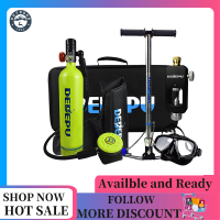 1L Air Cylinder Scuba Tank Oxygen Cylinder 20 Minutes Capability Diving Oxygen Underwater Breathing Device Snorkeling Equipment