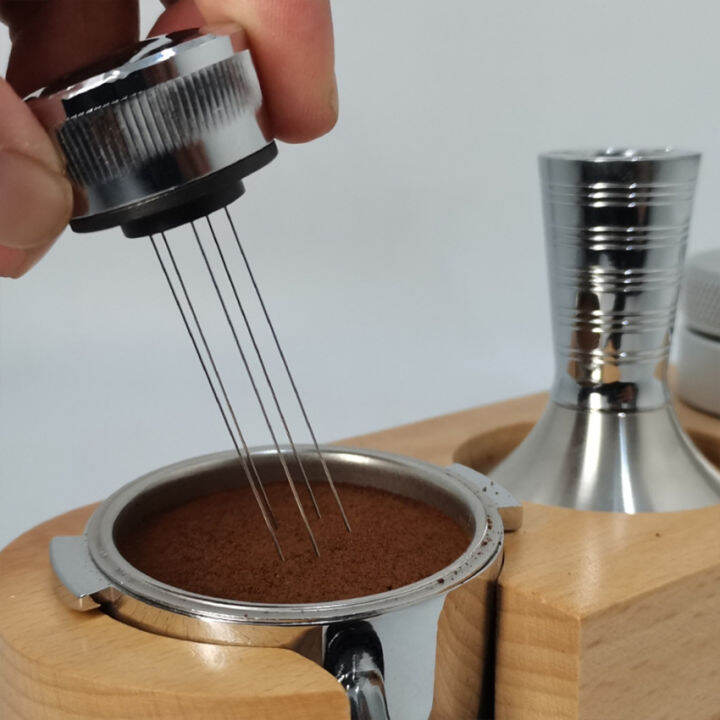 51/58mm Coffee Distributor Tamper with Stirrer for 51/58mm portafilter