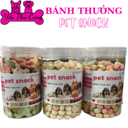 BÁNH THƯỞNG PET SNACK CHO THÚ CƯNG HỘP 200GR- YÊU THÚ CƯNG SHOP