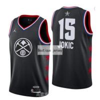 เสื้อบาสเกตบอล NBA ⊙❄❈ New Hot all-match NBA Jersey 2019 All-Star Game Finished Men Denver Nuggets Nikola Jokic swingman wnSz PKagig24EPfnmd74